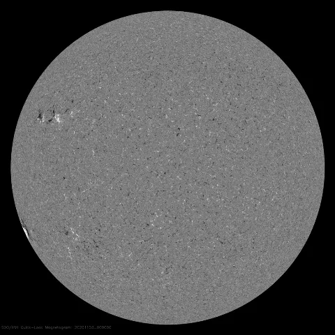 Image of Sun's magnetic field