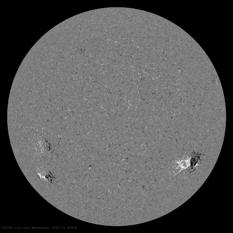 Image of Sun's magnetic field