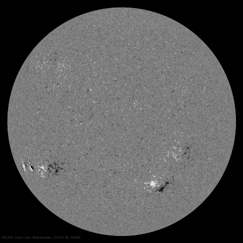 Image of Sun's magnetic field