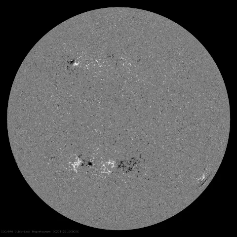 Image of Sun's magnetic field