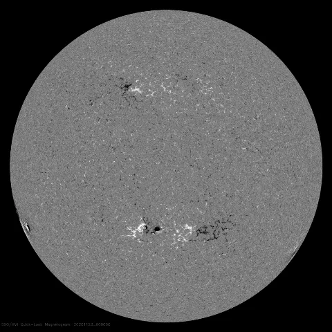 Image of Sun's magnetic field