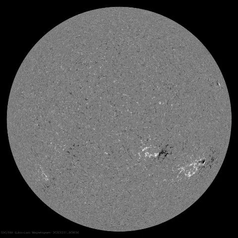 Image of Sun's magnetic field