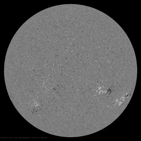 Image of Sun's magnetic field