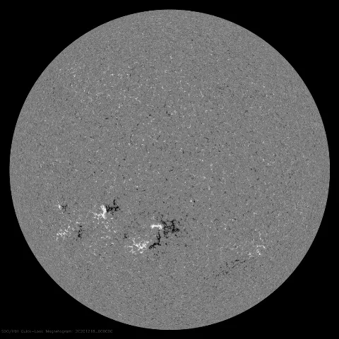 Image of Sun's magnetic field