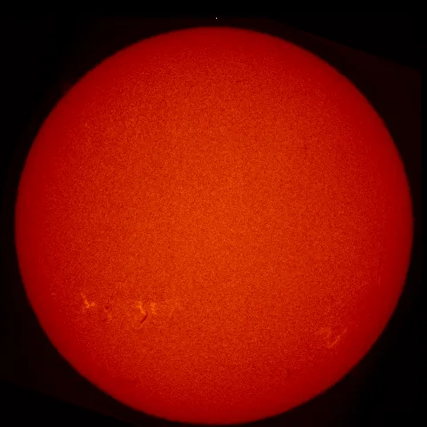 Image of Sun's chromosphere