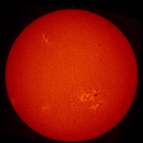 Image of Sun's chromosphere