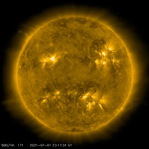 Image of Sun's corona