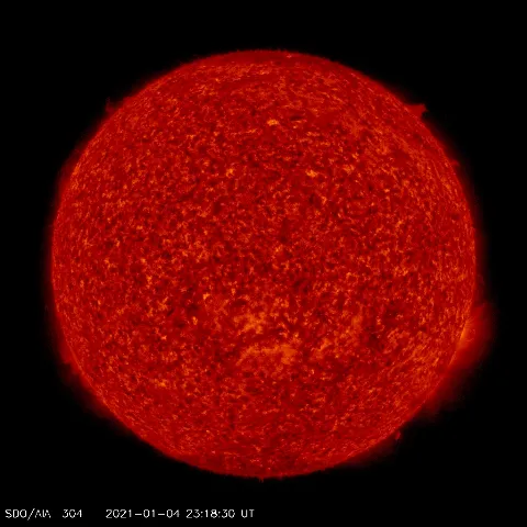 Image of Sun's transition region