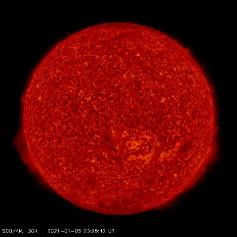 Image of Sun's transition region