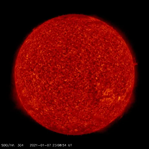 Image of Sun's transition region