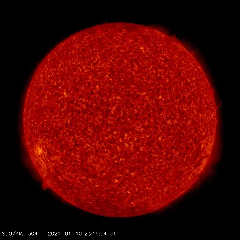 Image of Sun's transition region