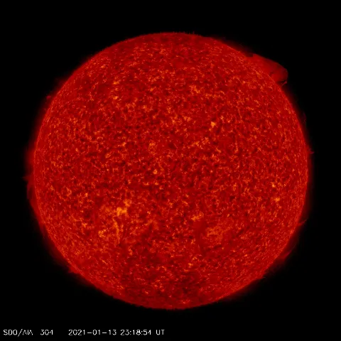 Image of Sun's transition region