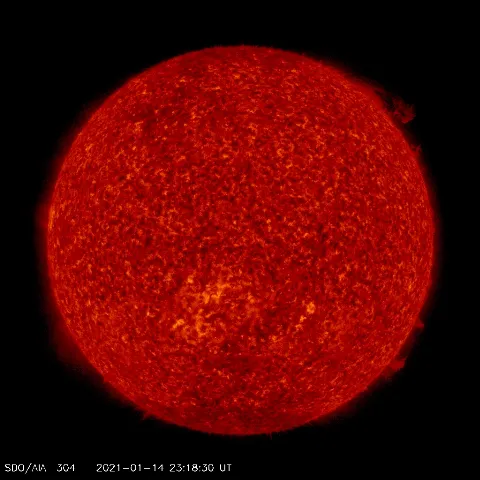 Image of Sun's transition region