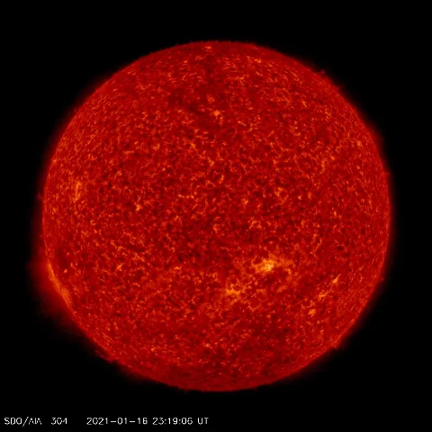 Image of Sun's transition region