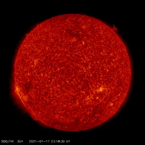 Image of Sun's transition region