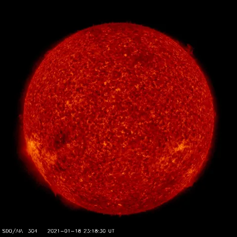 Image of Sun's transition region