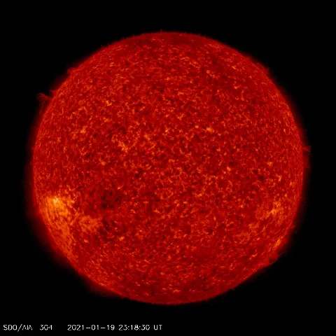 Image of Sun's transition region