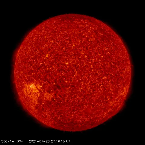 Image of Sun's transition region