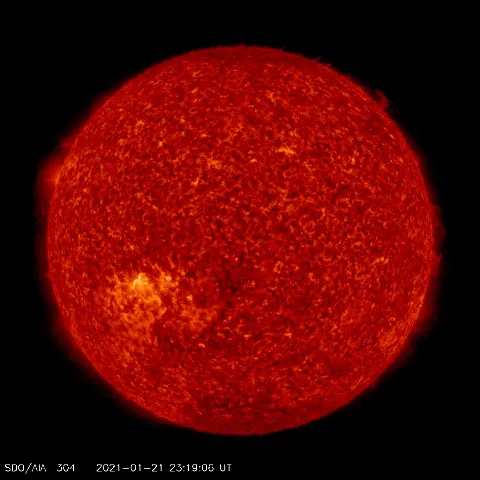 Image of Sun's transition region