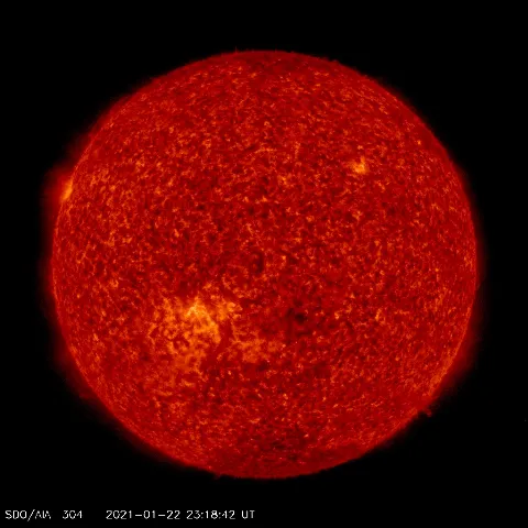 Image of Sun's transition region