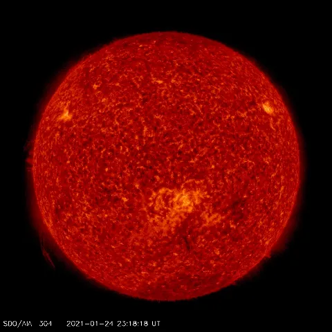 Image of Sun's transition region