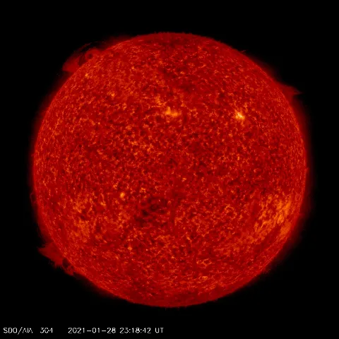 Image of Sun's transition region