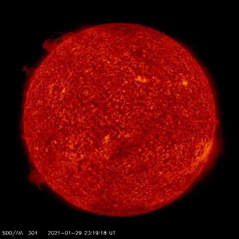 Image of Sun's transition region