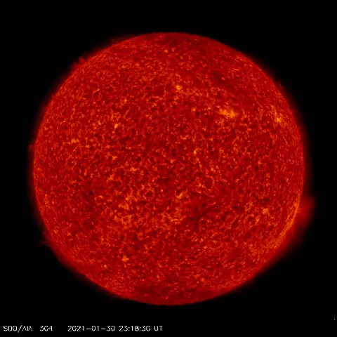 Image of Sun's transition region