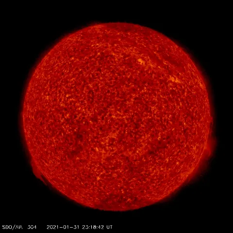 Image of Sun's transition region