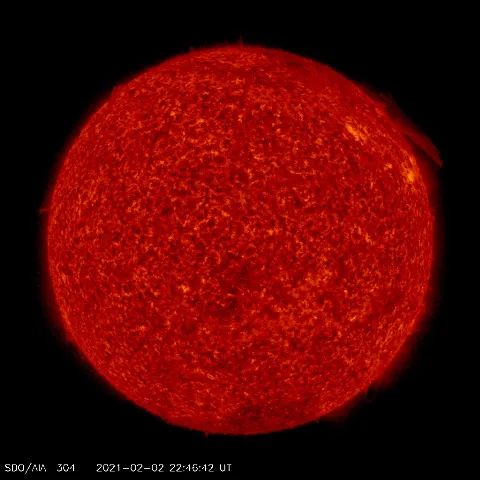 Image of Sun's transition region