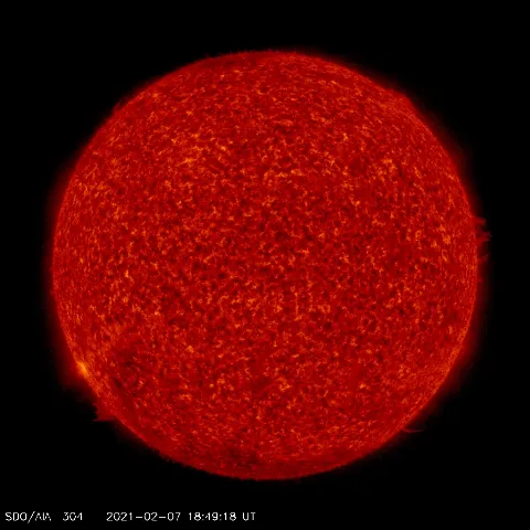 Image of Sun's transition region