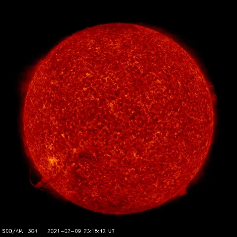 Image of Sun's transition region