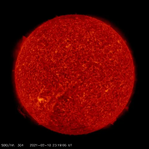 Image of Sun's transition region