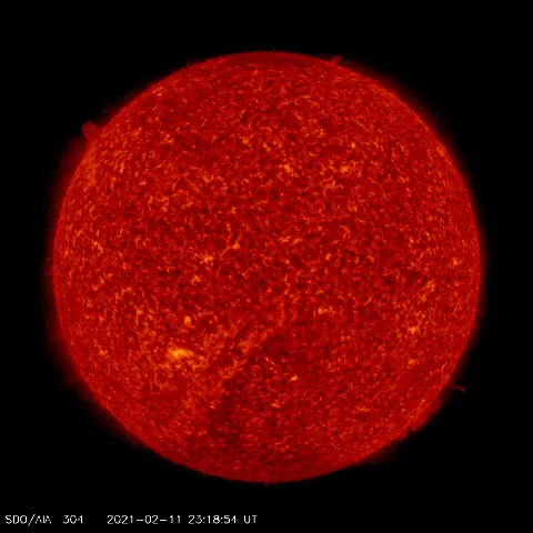 Image of Sun's transition region