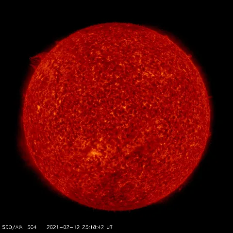 Image of Sun's transition region