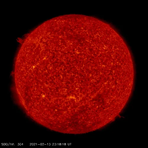 Image of Sun's transition region