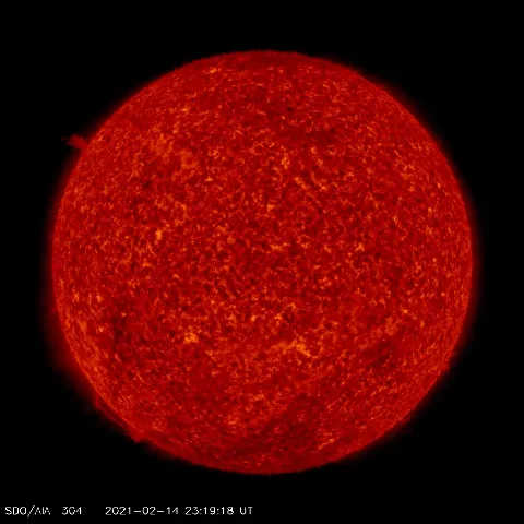 Image of Sun's transition region