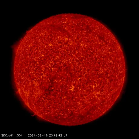 Image of Sun's transition region