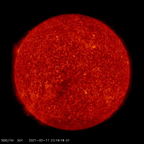 Image of Sun's transition region