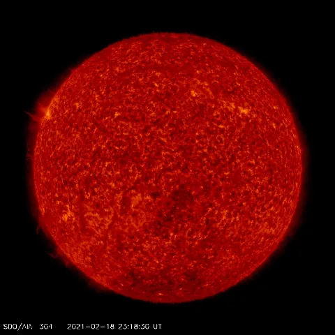 Image of Sun's transition region