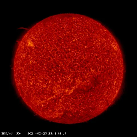 Image of Sun's transition region