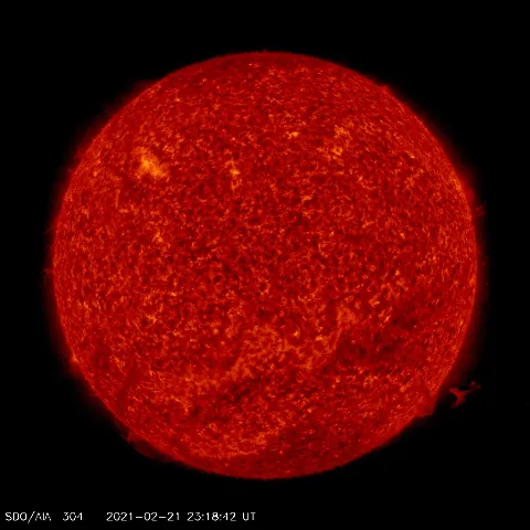 Image of Sun's transition region