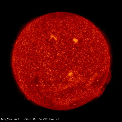 Image of Sun's transition region