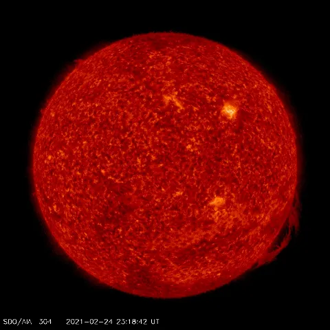 Image of Sun's transition region