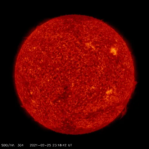 Image of Sun's transition region