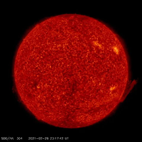 Image of Sun's transition region