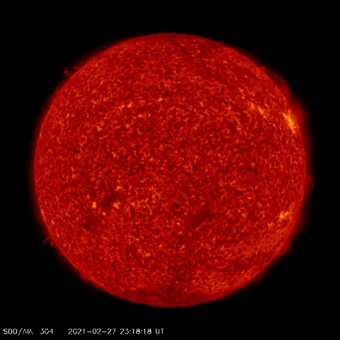 Image of Sun's transition region