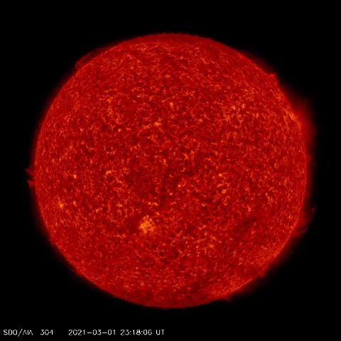 Image of Sun's transition region