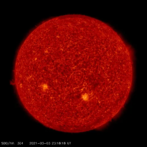 Image of Sun's transition region