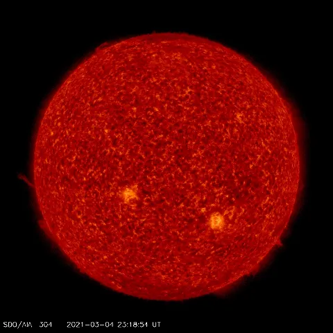 Image of Sun's transition region